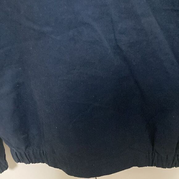 Brooks Brothers Mens’ Cotton Zip Up Jacket in Navy with Plaid Lining. Size S. - Picture 3 of 8